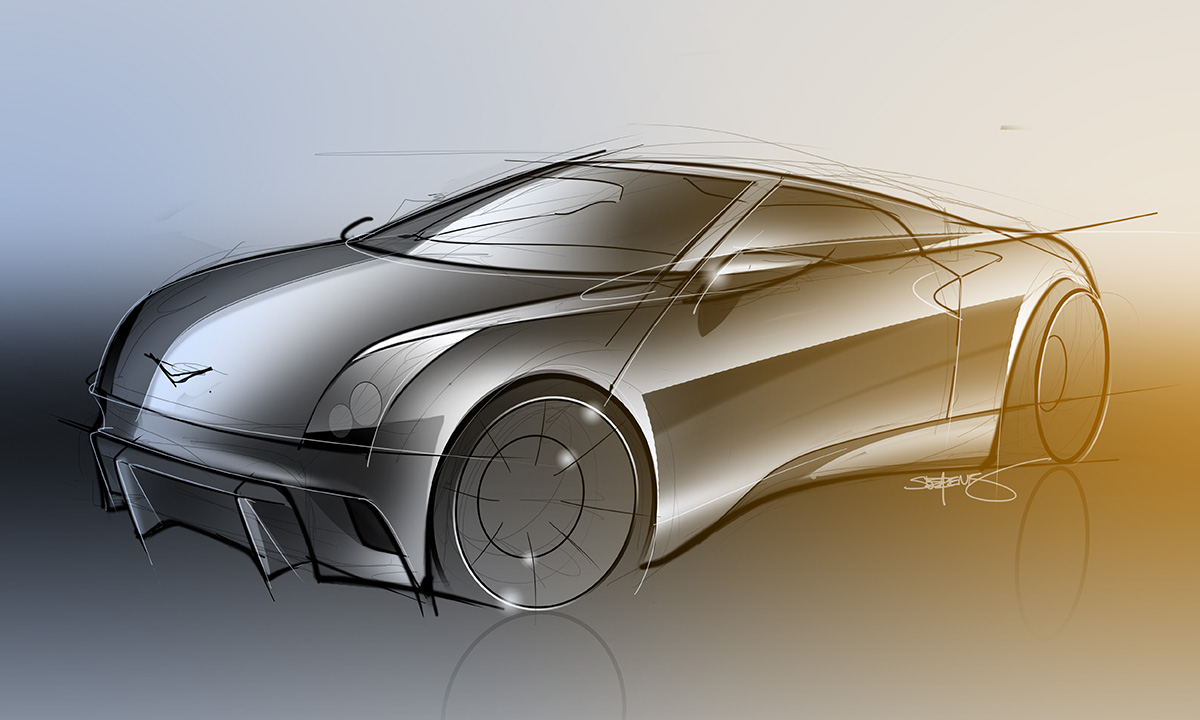 350z concept car rendering